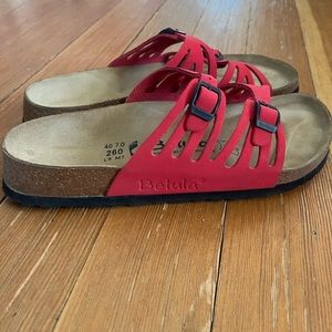 Birkenstock Betula Red Sandals